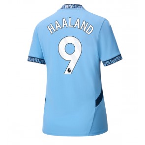 Manchester City Erling Haaland #9 Domaci Dres za Ženska 2024-25 Kratak Rukavima